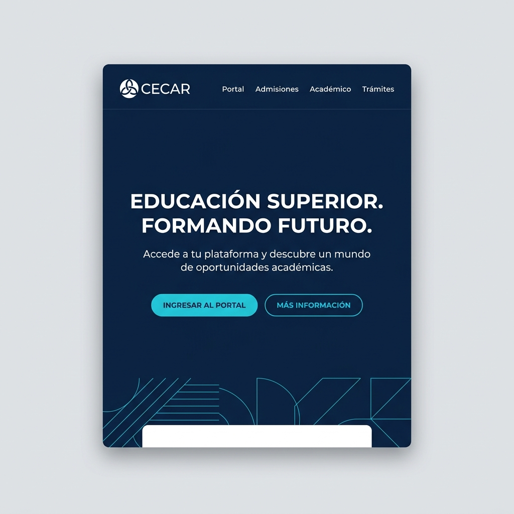 Web Institucional Cecar